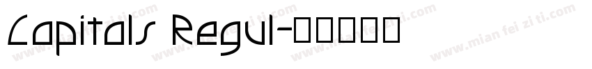 Capitals Regul字体转换